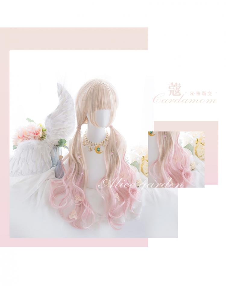 Ombre Long Curly Synthetic Wig