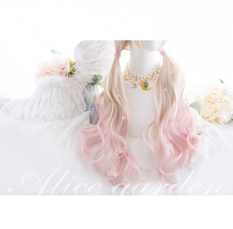 Ombre Long Curly Synthetic Wig