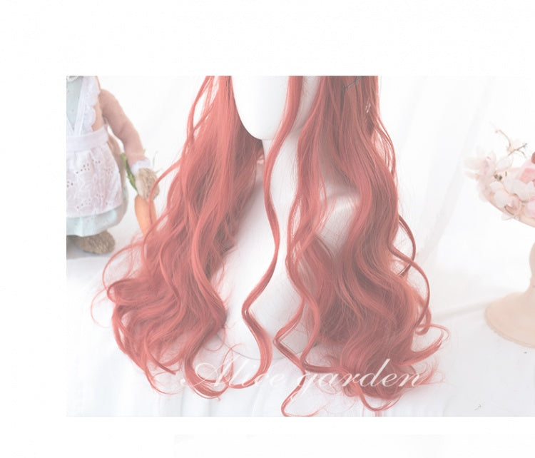 Red Long Curly Synthetic Wig