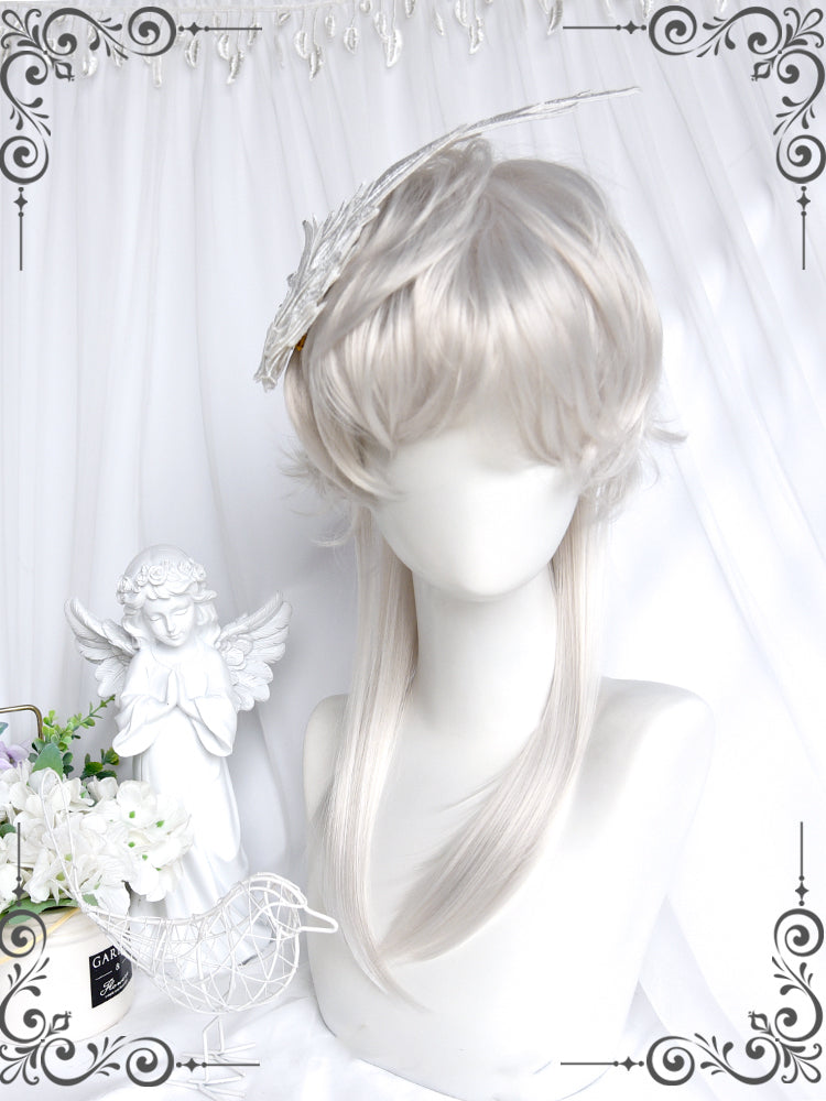 Silver White Ouji Short Wig