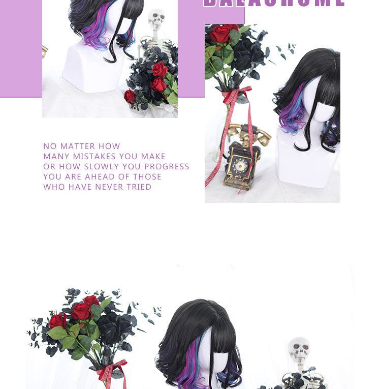 Short Micro Curly Synthetic Wig