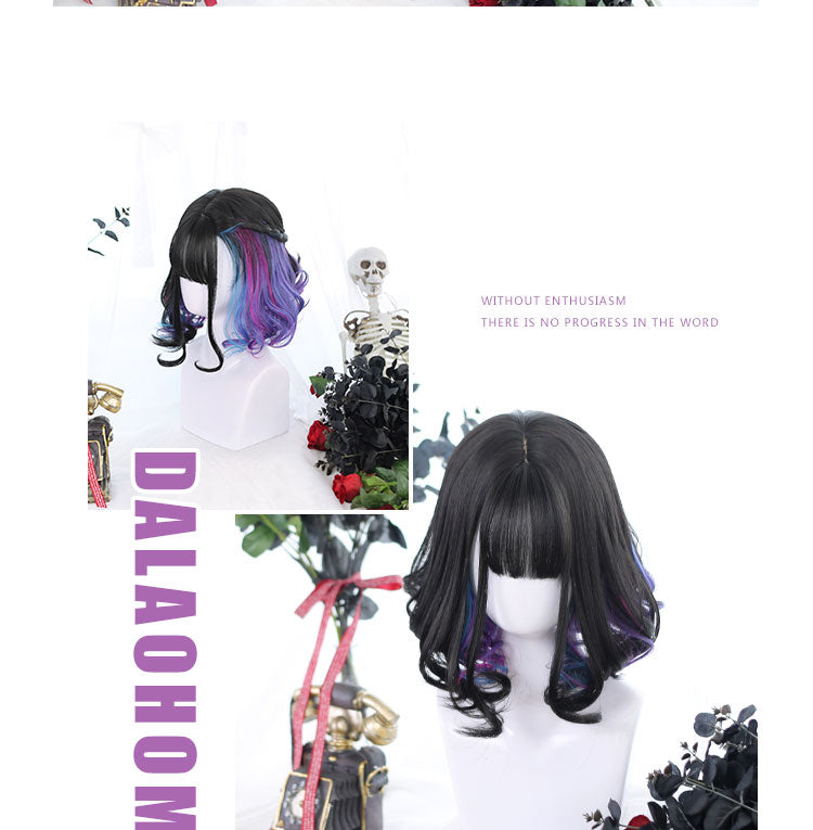 Short Micro Curly Synthetic Wig