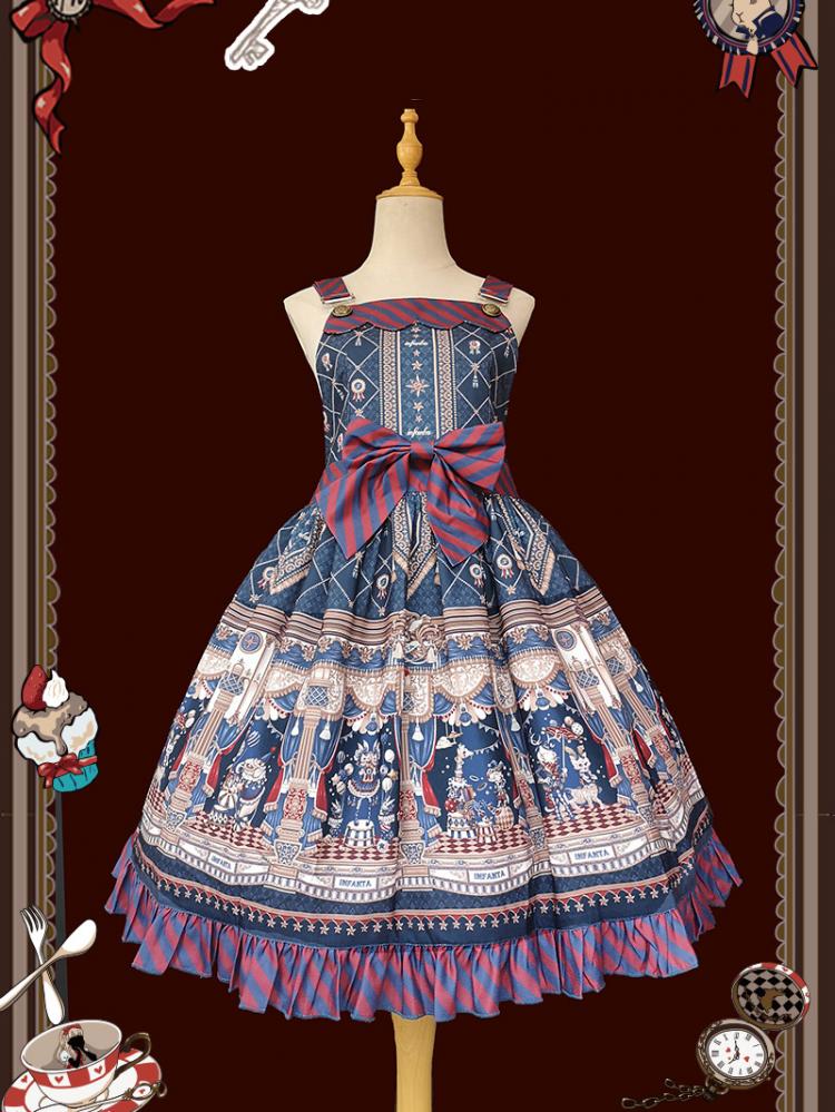 Animal Show Sweet Lolita Strap Dress JSK