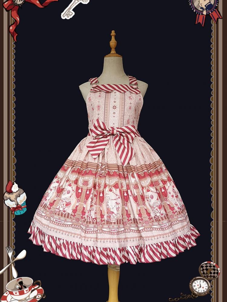 Animal Show Sweet Lolita Strap Dress JSK