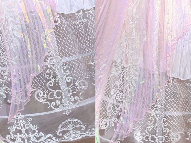 Pink Gorgeous Jumper Skirt Sweetheart Neckline Fairy Dress Full Set