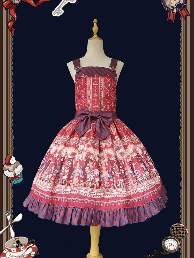 Animal Show Sweet Lolita Strap Dress JSK