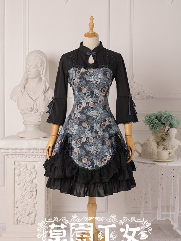 Flounce Hemline Classic Qi One Piece