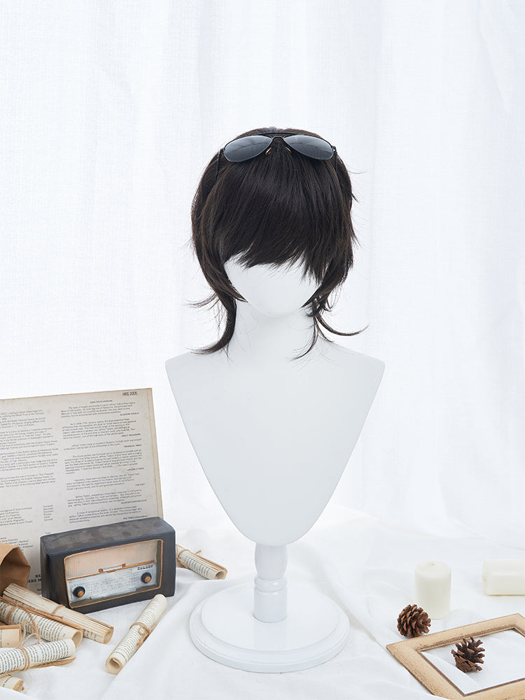 Black Mullet Ouji Synthetic Wig