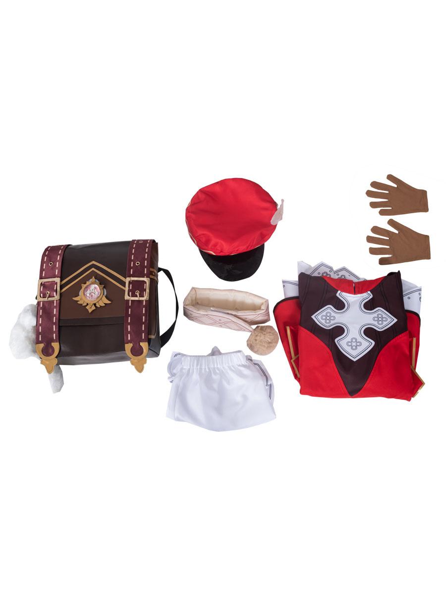 Genshin Impact Klee Cosplay Costume Polyester Game Cosplay Costume Set - Sukuroi