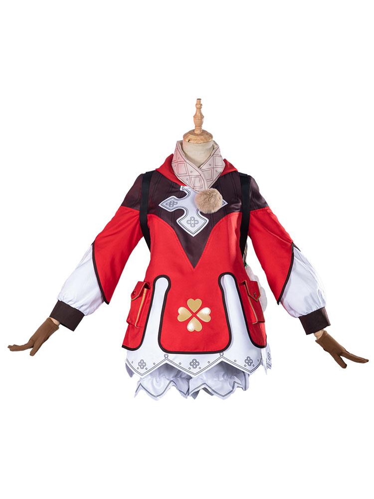 Genshin Impact Klee Cosplay Costume Polyester Game Cosplay Costume Set - Sukuroi