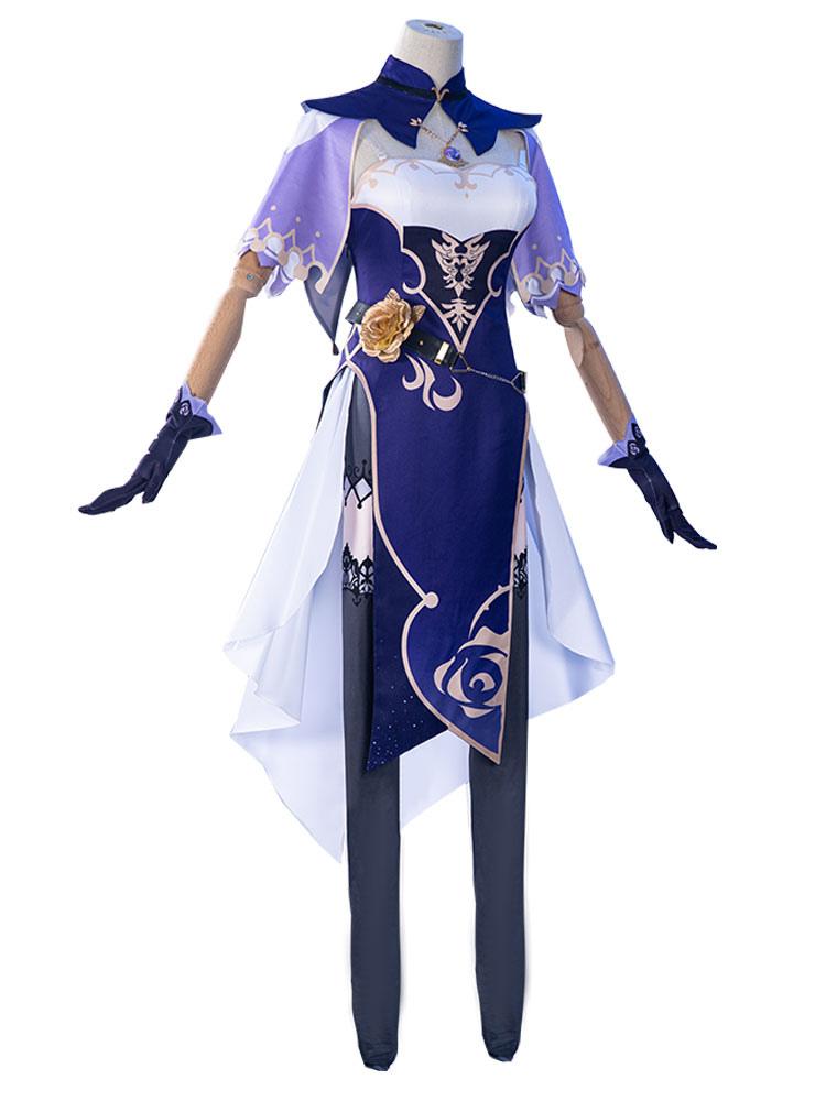 Genshin Impact Lisa Cosplay Costume Full Set Game Cosplay Costume - Sukuroi