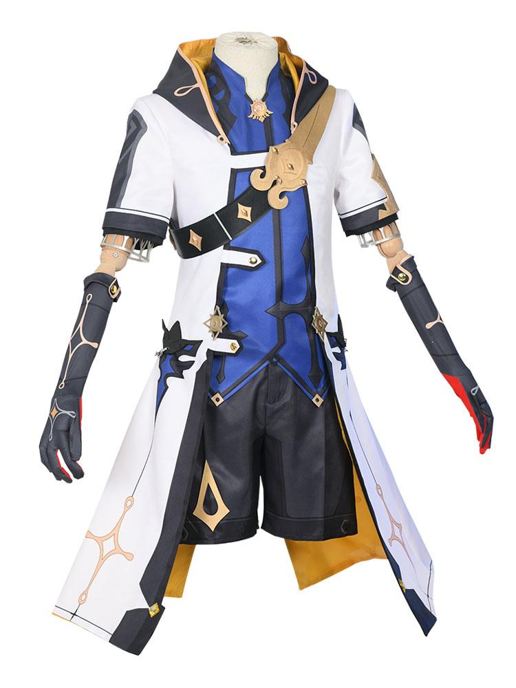 Genshin Impact Albedo Full Set Game Cosplay Costume - Sukuroi