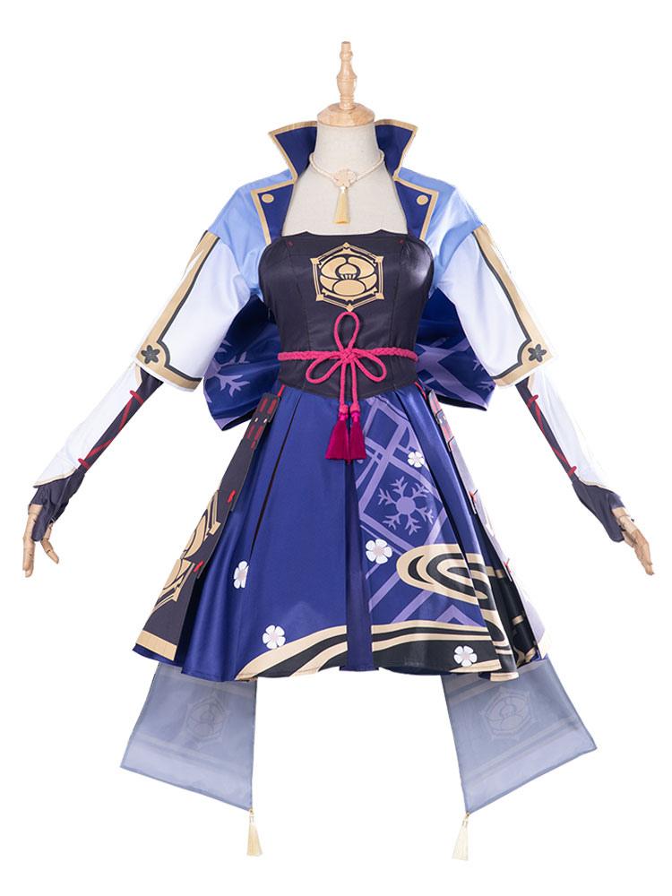 Genshin Impact Ayaka Cosplay Costume Full Set Game Cosplay Costume - Sukuroi