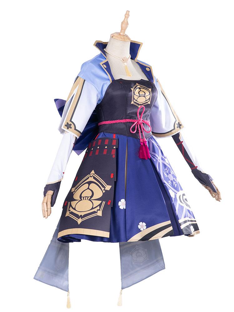 Genshin Impact Ayaka Cosplay Costume Full Set Game Cosplay Costume - Sukuroi