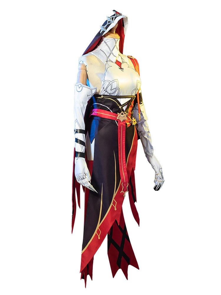 Genshin Impact Rosaria Cosplay Costume Polyester Fiber Mihoyo Game Cosplay Costuem Full Set - Sukuroi