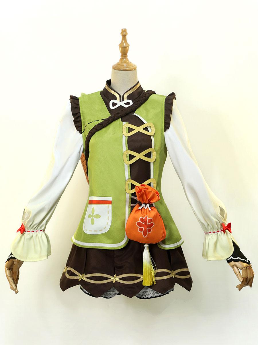 Genshin Impact Yao Yao Cosplay Costume Full Set Mihoyo Game Cosplay Costume - Sukuroi