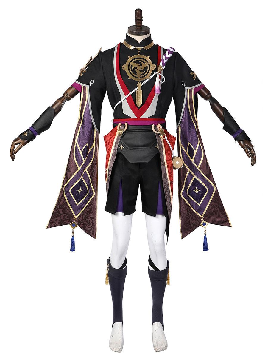 Genshin Impact Scaramouche Cosplay Costume Full Set Mihoyo Game Cosplay Costume - Sukuroi