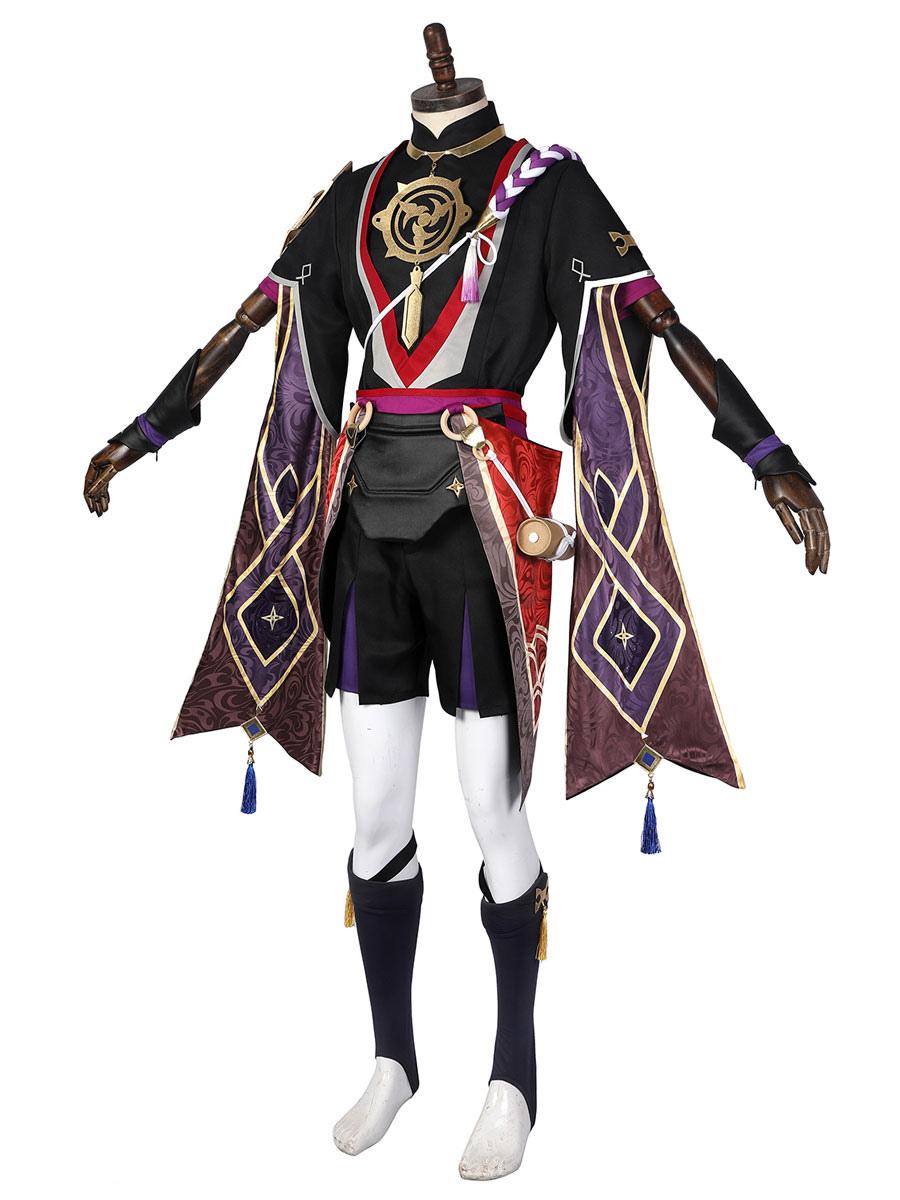 Genshin Impact Scaramouche Cosplay Costume Full Set Mihoyo Game Cosplay Costume - Sukuroi