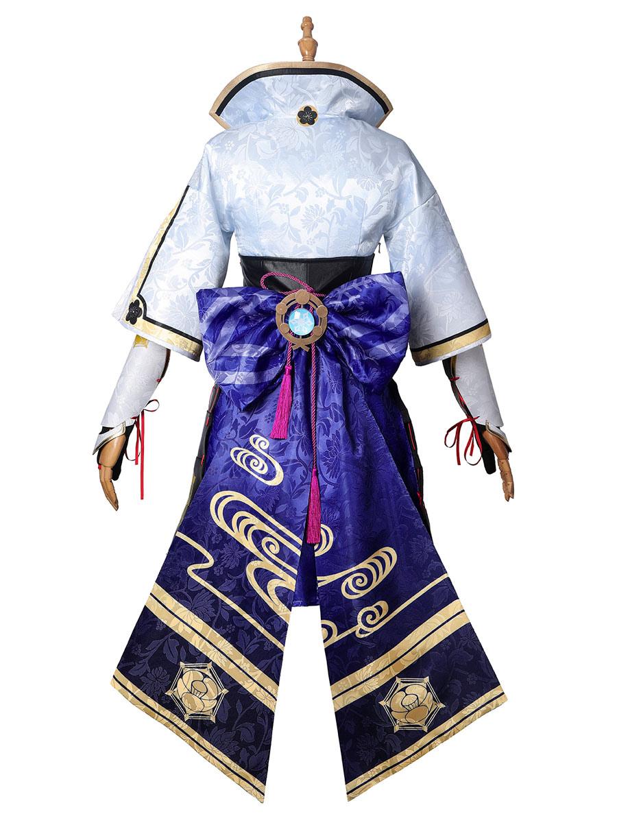 Genshin Impact Kamisato Ayaka Cosplay Costume Full Set Mihoyo Game Cosplay Costume - Sukuroi