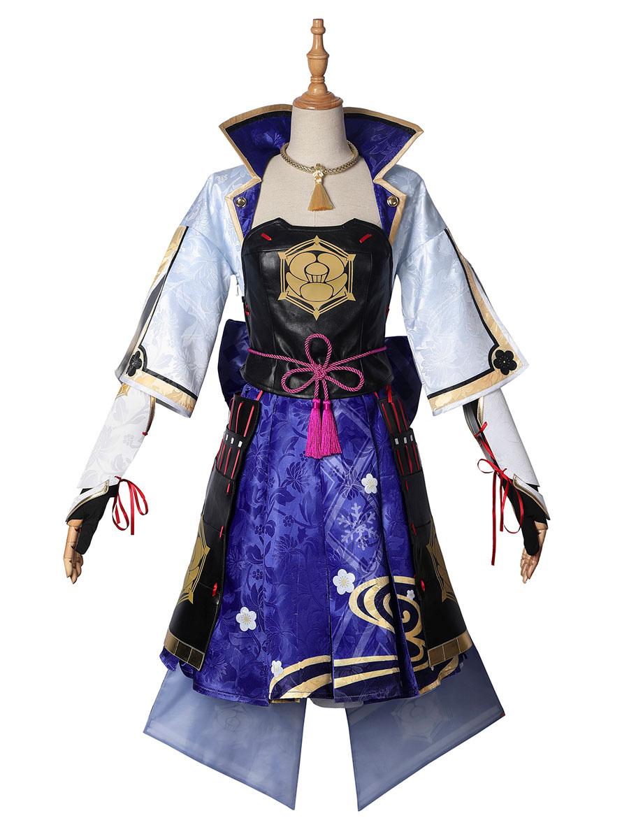 Genshin Impact Kamisato Ayaka Cosplay Costume Full Set Mihoyo Game Cosplay Costume - Sukuroi