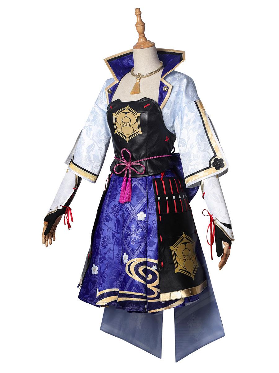 Genshin Impact Kamisato Ayaka Cosplay Costume Full Set Mihoyo Game Cosplay Costume - Sukuroi