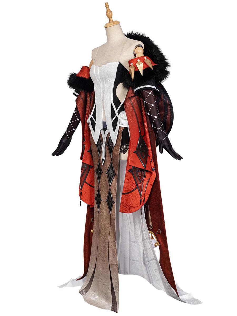 Genshin Impact La Signora Cosplay Costume Full Set Mihoyo Game Cosplay Costume - Sukuroi