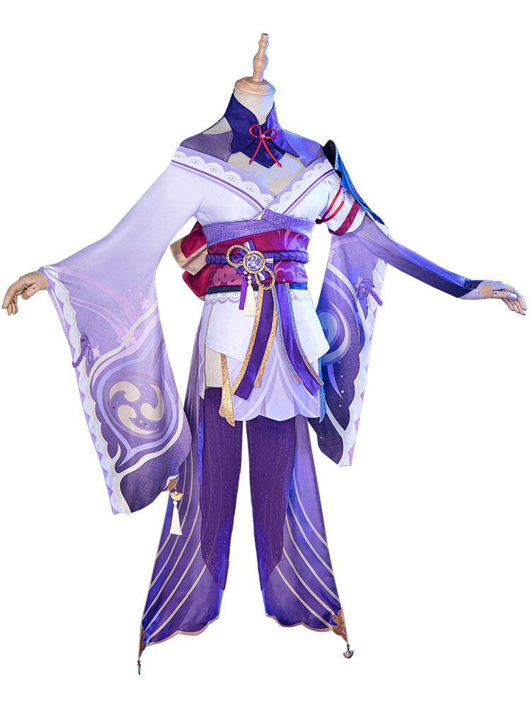 Genshin Impact Raiden Ei Cosplay Costume Mihoyo Game Cosplay Costume Full Set - Sukuroi