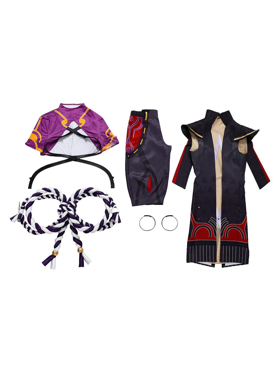 Genshin Impact Arataki Itto Cosplay Costume Mihoyo Game Cosplay Costume Full Set - Sukuroi