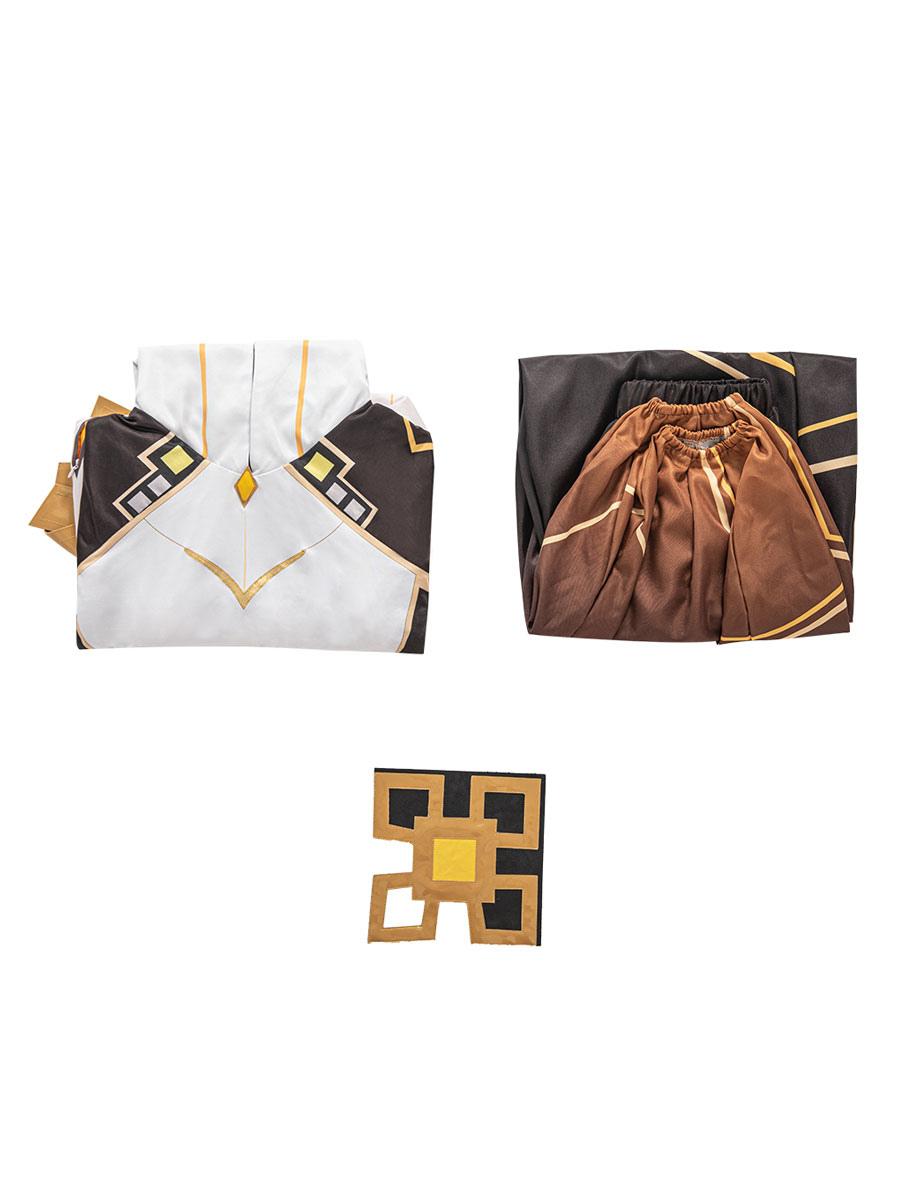 Genshin Impact Zhongli Geo Daddy Cosplay Costume Mihoyo Game Cosplay Costume Full Set - Sukuroi