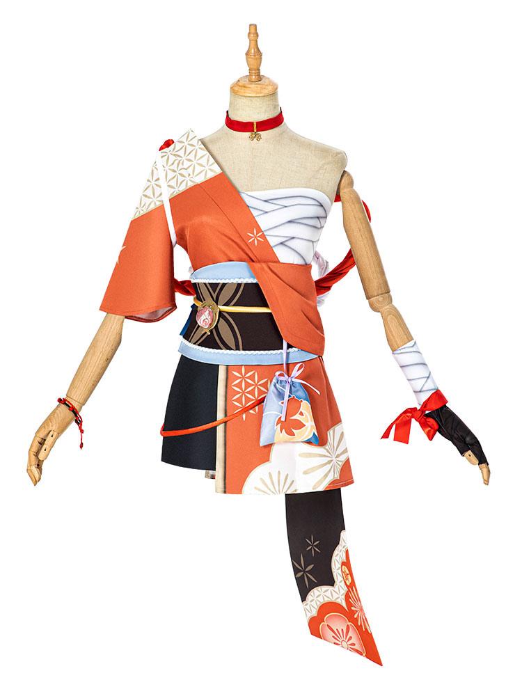 Genshin Impact Yoimiya Cosplay Costume Mihoyo Game Cosplay Costume Full Set - Sukuroi