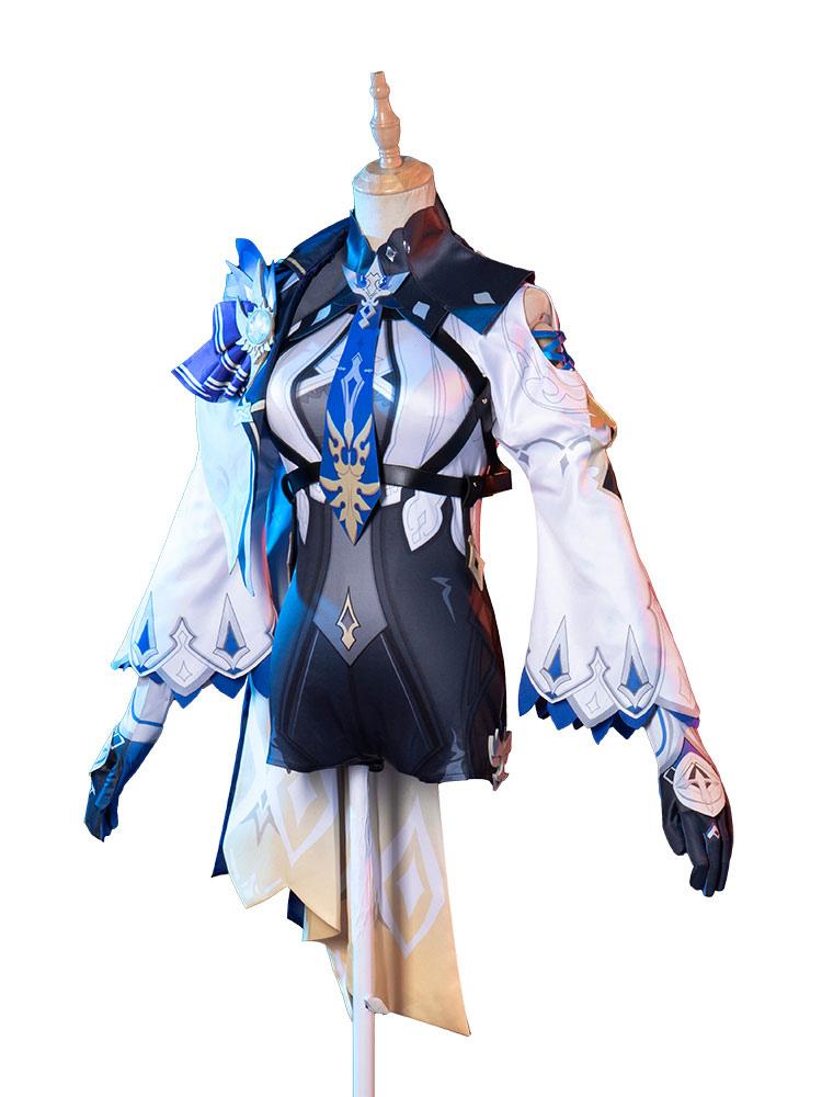 Genshin Impact Eula Lawrence Cosplay Costume Mihoyo Game Cosplay Costume Full Set - Sukuroi