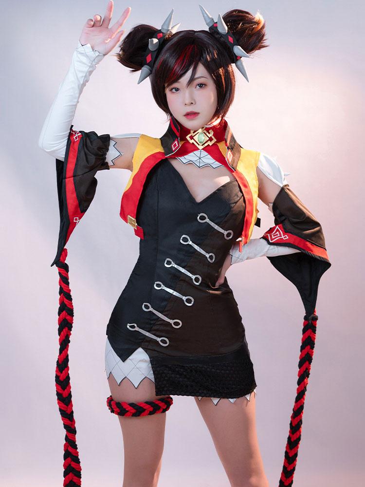 Genshin Impact Xinyan Cosplay Costumes - Sukuroi