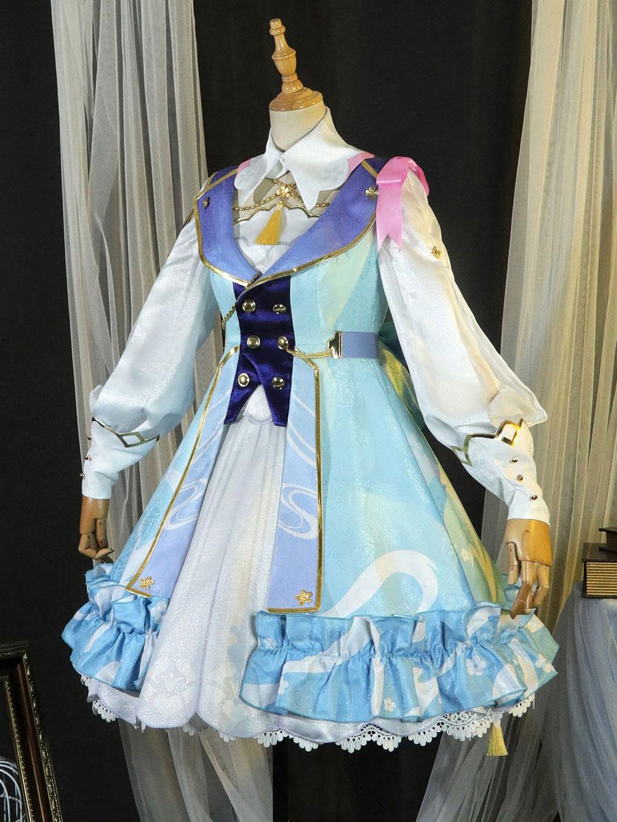 Genshin Impact Kamisato Ayaka Springbloom Missive Cosplay Costumes - Sukuroi