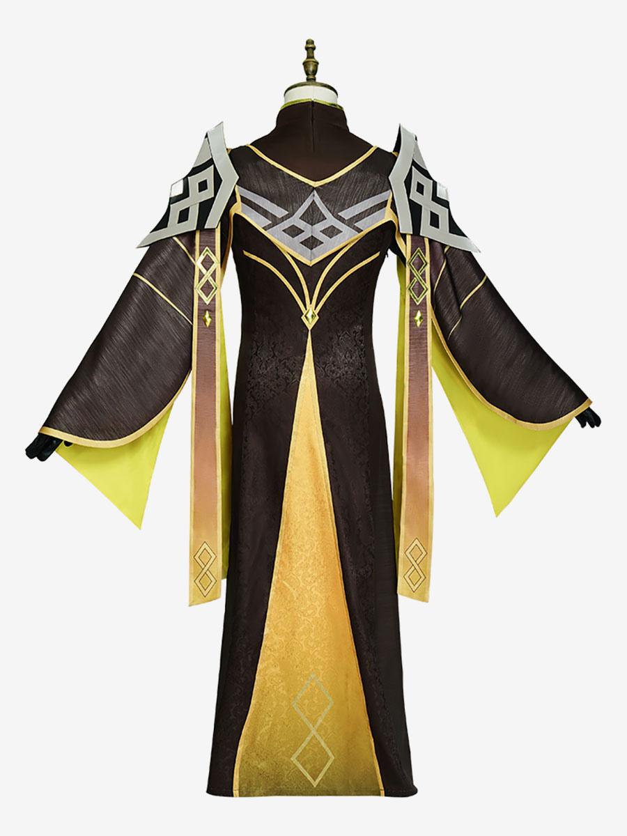 Genshin Impact Zhongli Cosplay Whole Costumes and Bell - Sukuroi