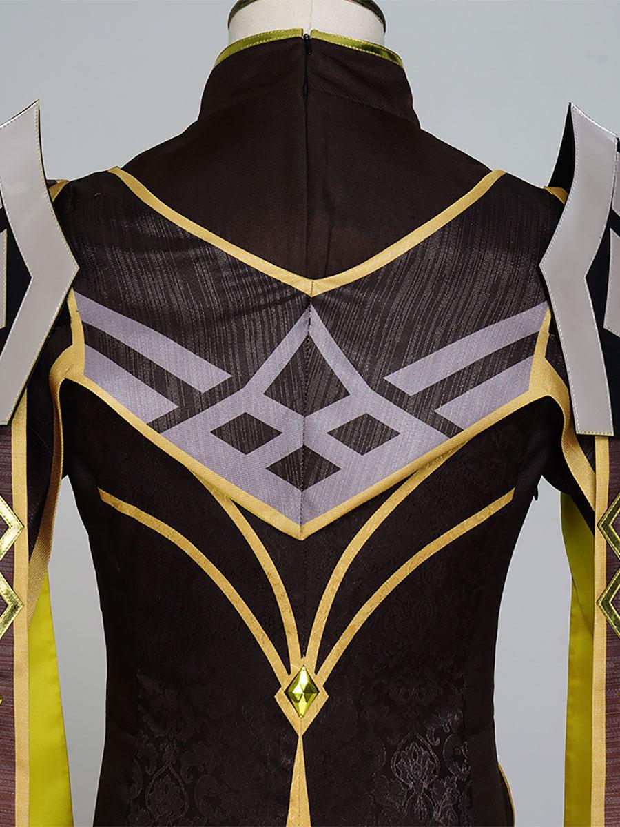 Genshin Impact Zhongli Cosplay Whole Costumes and Bell - Sukuroi