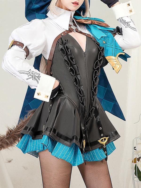 Genshin Impact Game Cosplay Lynette Cosplay Costumes - Sukuroi