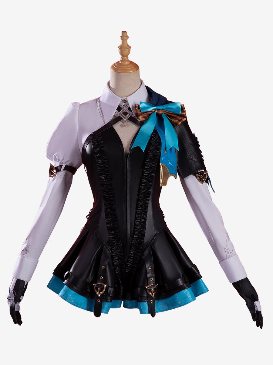 Genshin Impact Game Cosplay Lynette Cosplay Costumes - Sukuroi