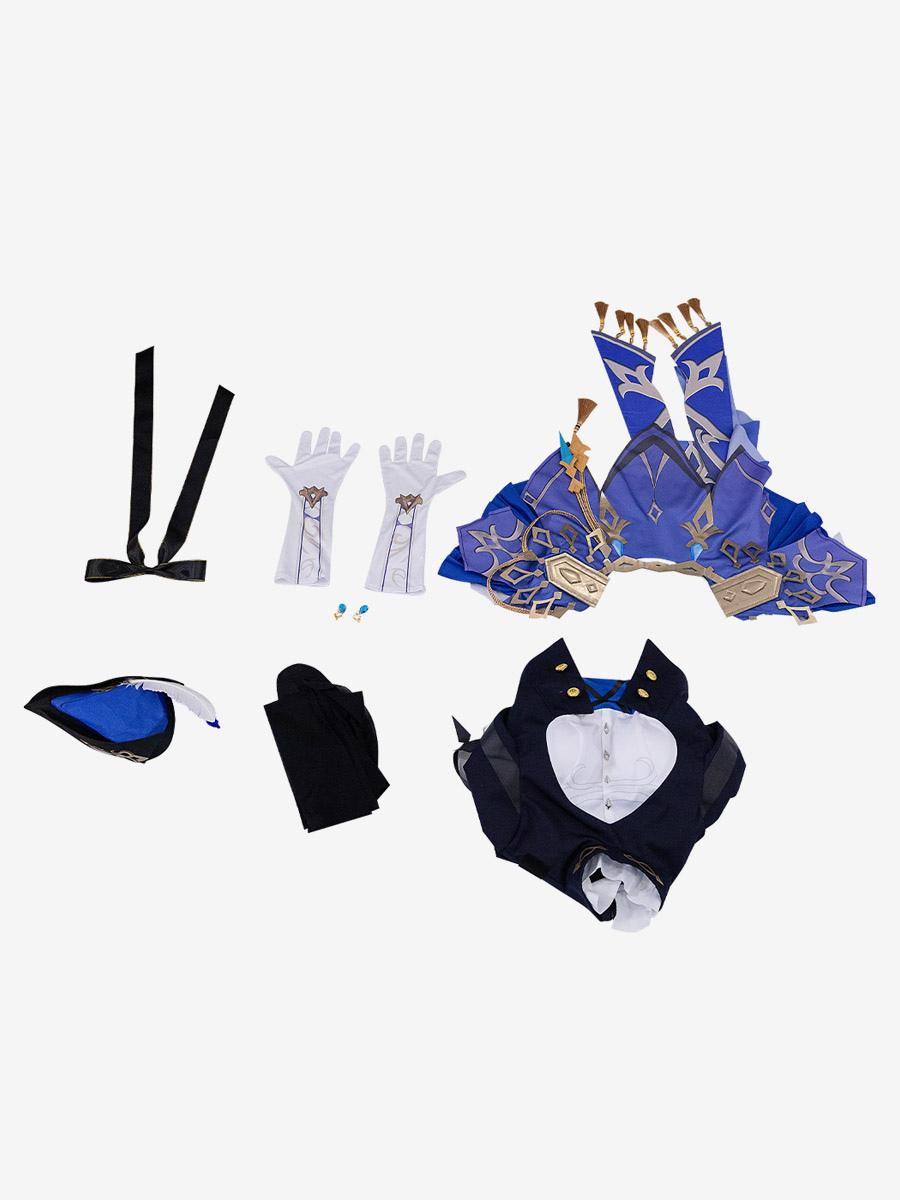 Genshin Impact Clorinde Cosplay Costumes - Sukuroi