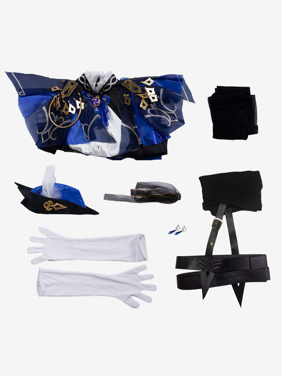 Genshin Impact Clorinde Cosplay Costumes - Sukuroi