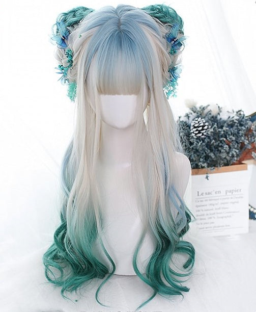 Highlights Long Curly Synthetic Wig