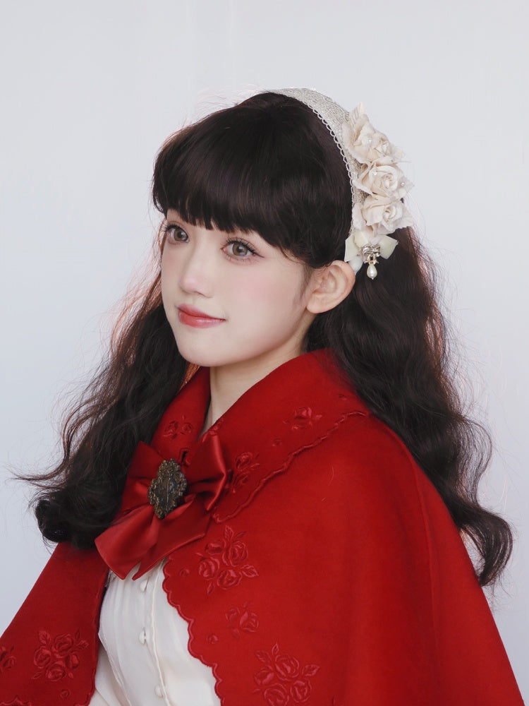 Long Wavy Dark Chocolate Brown Wig with Bangs