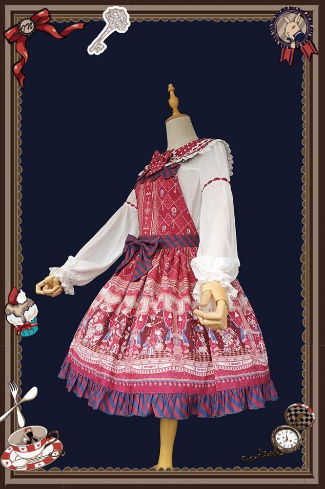 Animal Show Sweet Lolita Strap Dress JSK