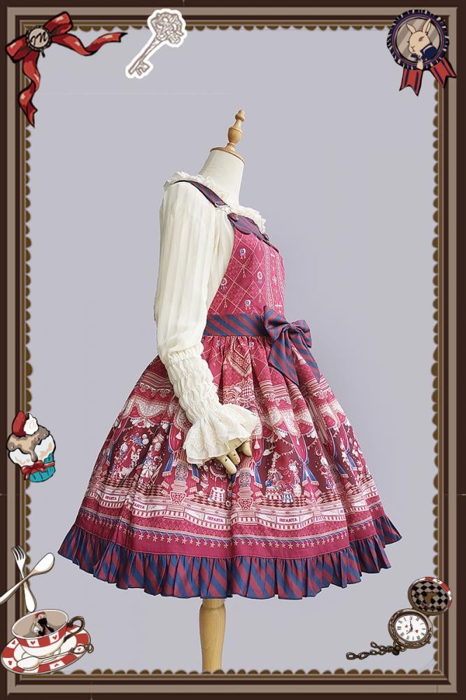 Animal Show Sweet Lolita Strap Dress JSK