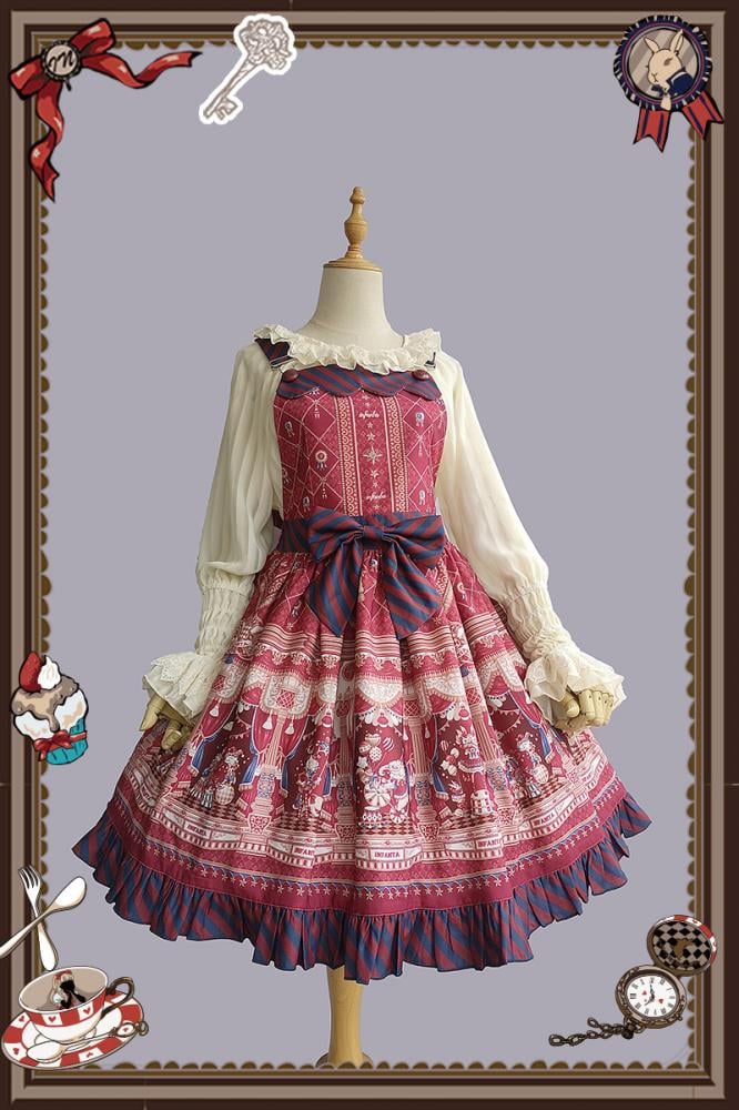 Animal Show Sweet Lolita Strap Dress JSK
