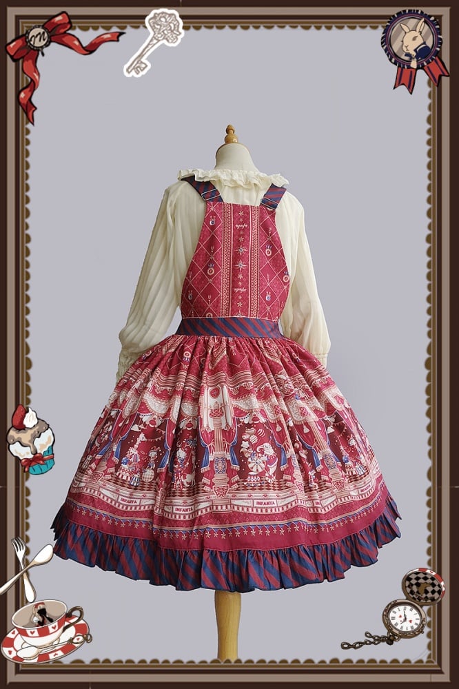Animal Show Sweet Lolita Strap Dress JSK