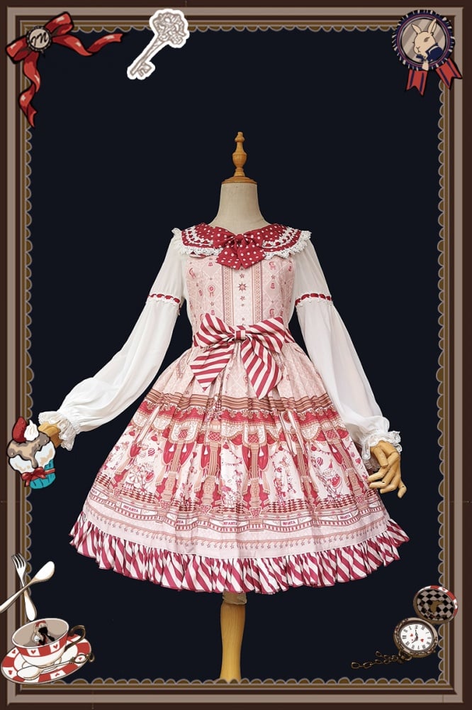 Animal Show Sweet Lolita Strap Dress JSK
