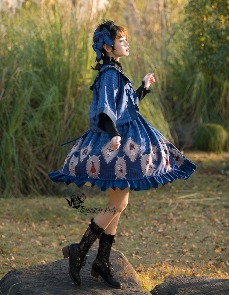 No One Lives Jumper Skirt in motion outdoors