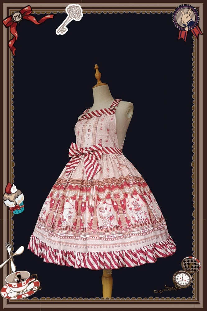 Animal Show Sweet Lolita Strap Dress JSK