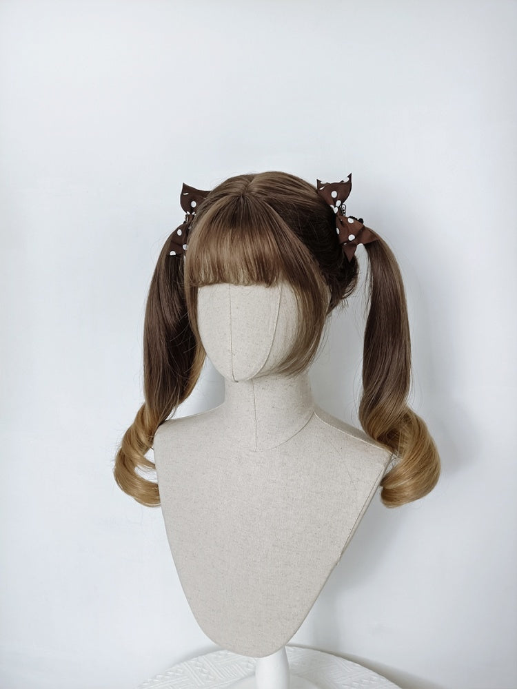 Long Wavy Brown Ombre Hair Wig