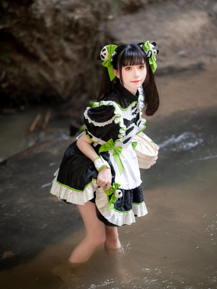 Cute Panda Hairclips/Wristcuffs